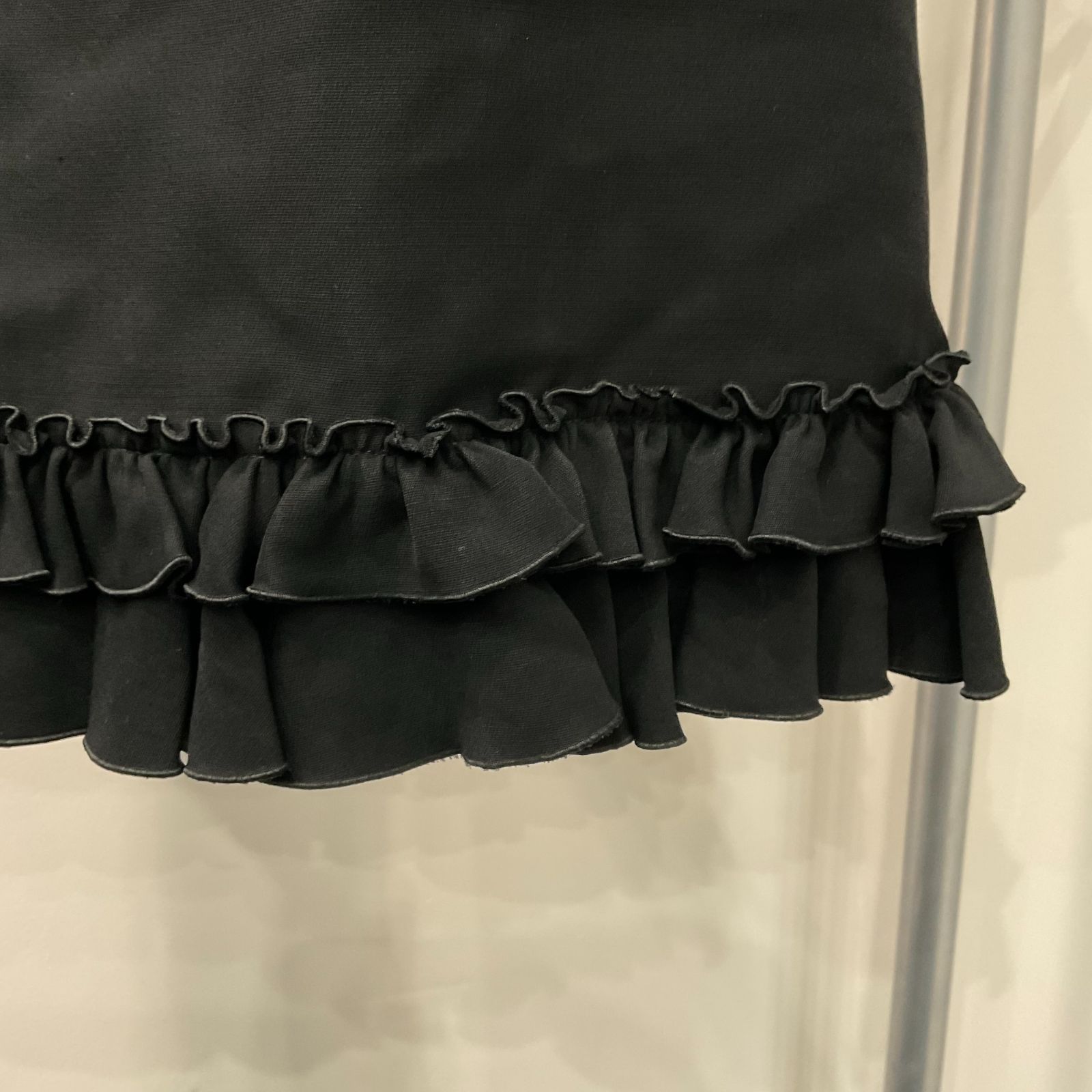 グッチ フリルワンピース ブラック ロング タグ付き サイズ38