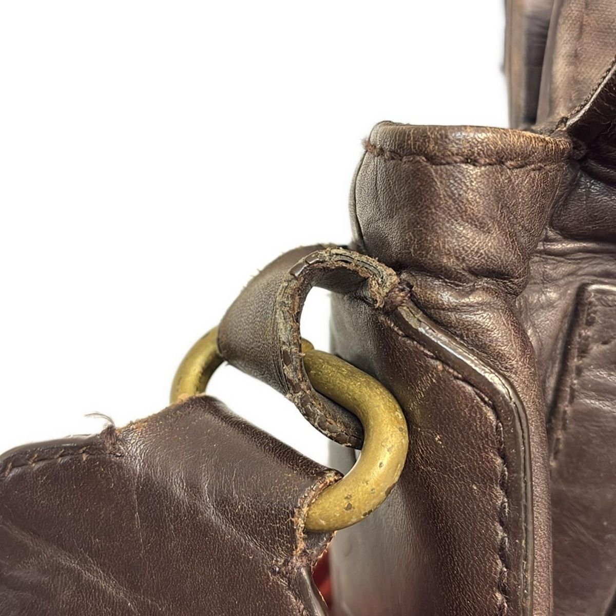 BALLY(バリー) ショルダーバッグ - ダークブラウン レザー - メルカリ