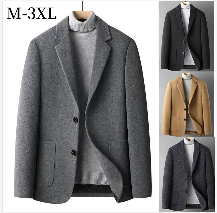 メンズ ビジネス 冬コート 防寒着 保温 シンプル ロングコート ミドル丈 テーラードジャケット ビジネスコート オフィス 通勤コート トレン