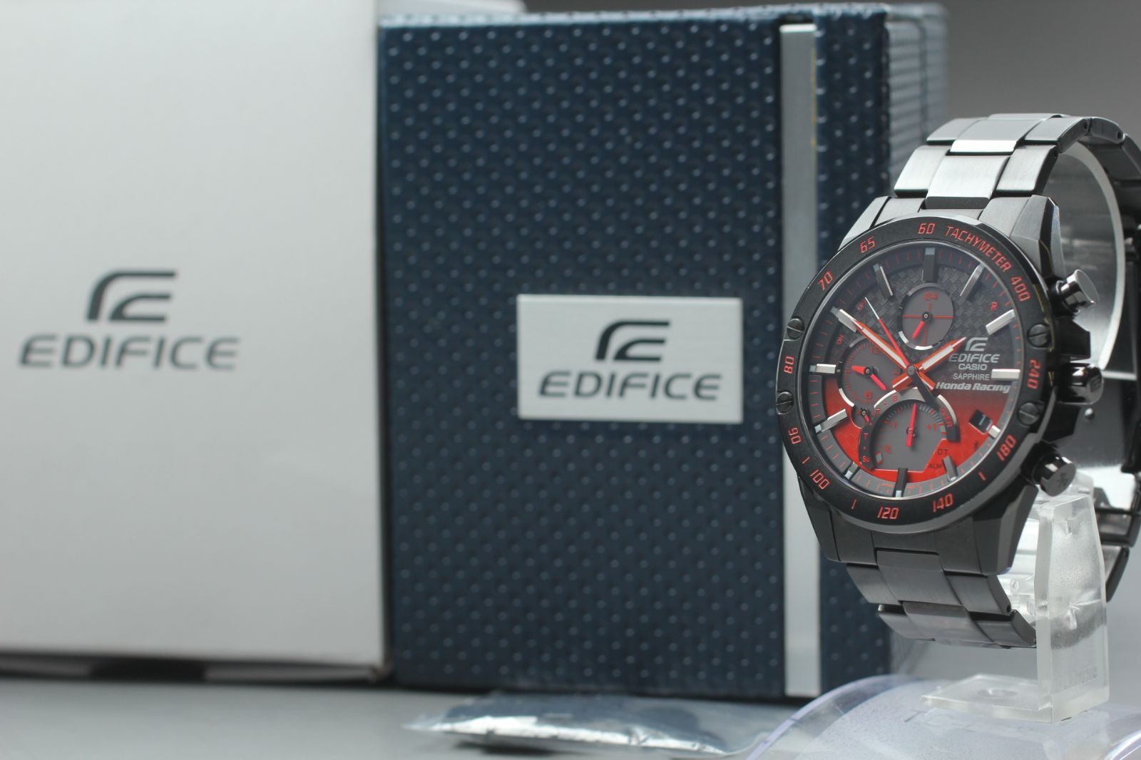 CASIO EDIFICE EQB 1000 HR 1 AJR Honda Racingモデル デイト SS メンズ腕時計