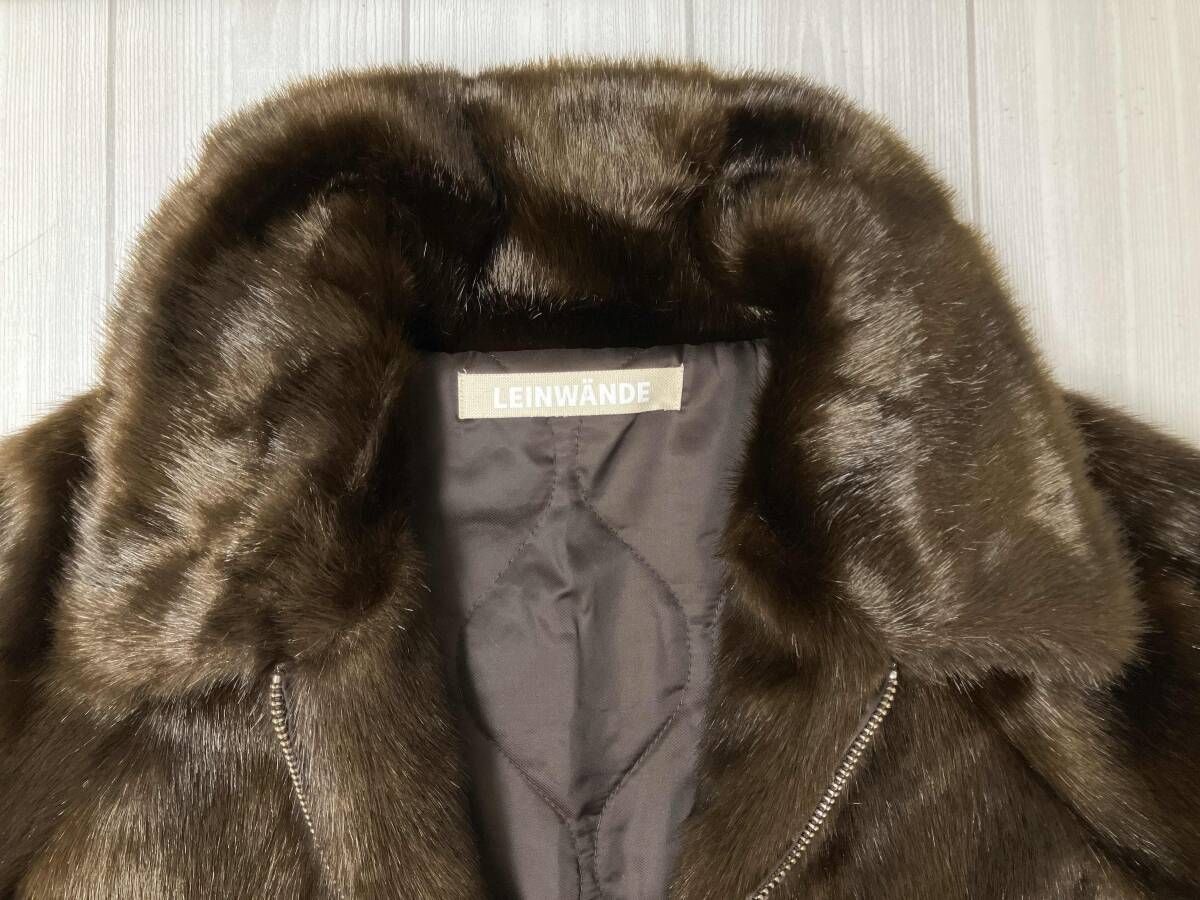 LEINWANDE ラインヴァンド 0218030301 フェイクファー ジャケット