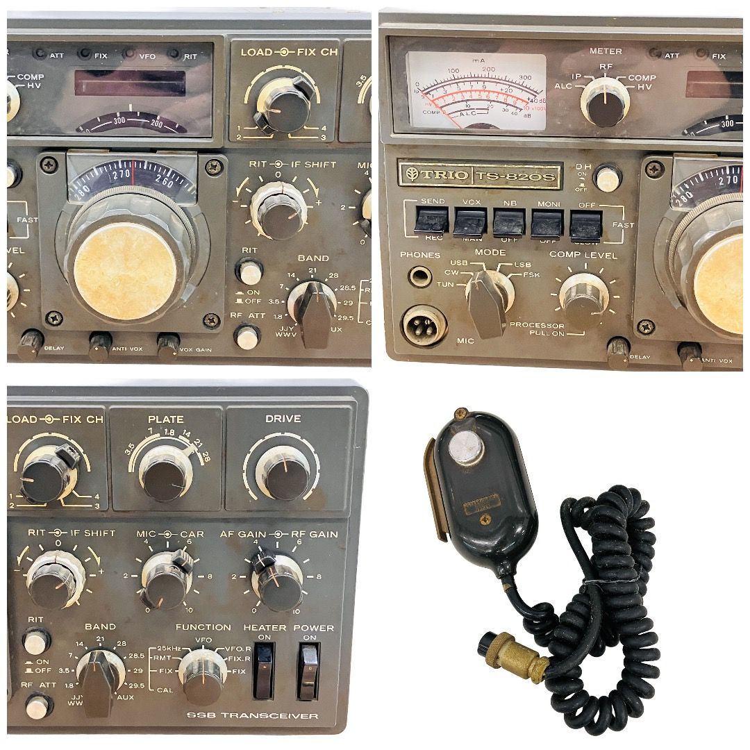 TRIO TS-820S 無線機 トランシーバー 現状品 ジャンク C10626595