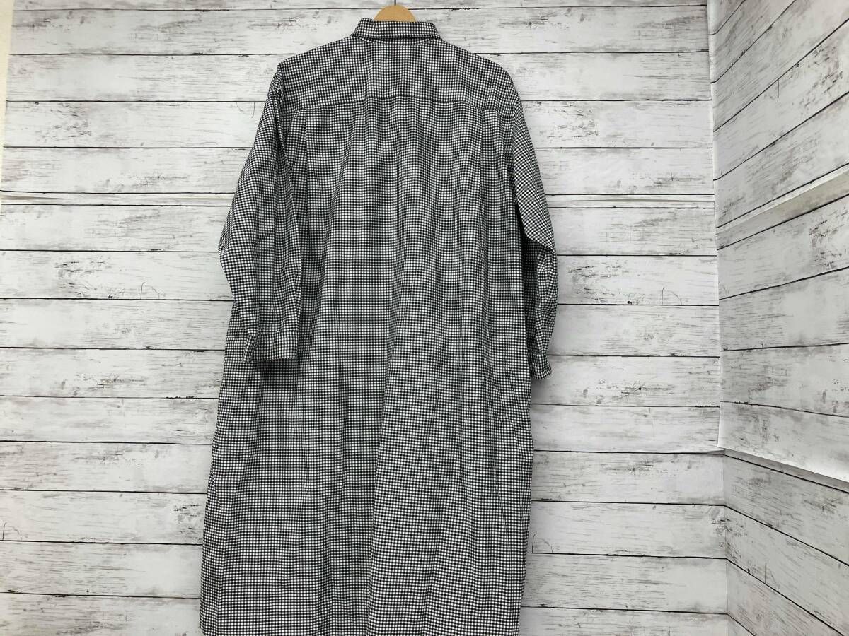 DANTON／長袖ワンピース／チェック／フリーサイズ／レディース - メルカリ