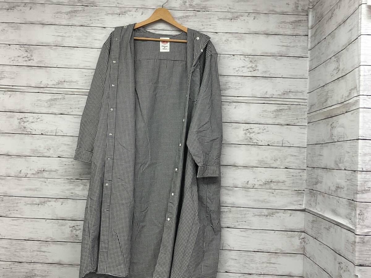 DANTON／長袖ワンピース／チェック／フリーサイズ／レディース - メルカリ