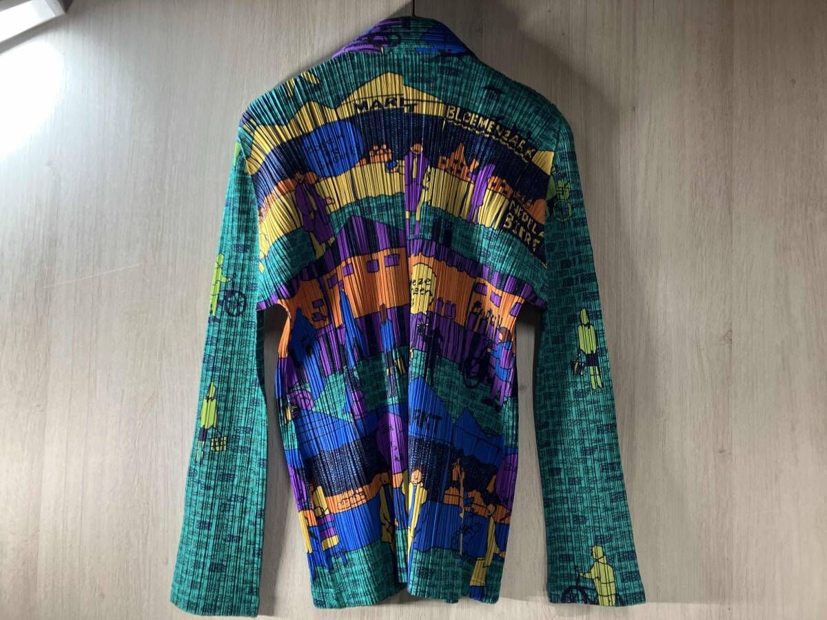 【新品タグ付】PLEATS PLEASE イッセイミヤケ シャツ ジャケット 3 PLEATS PLEASE ISSEY MIYAKE プリーツプリーズ シャツジャケット