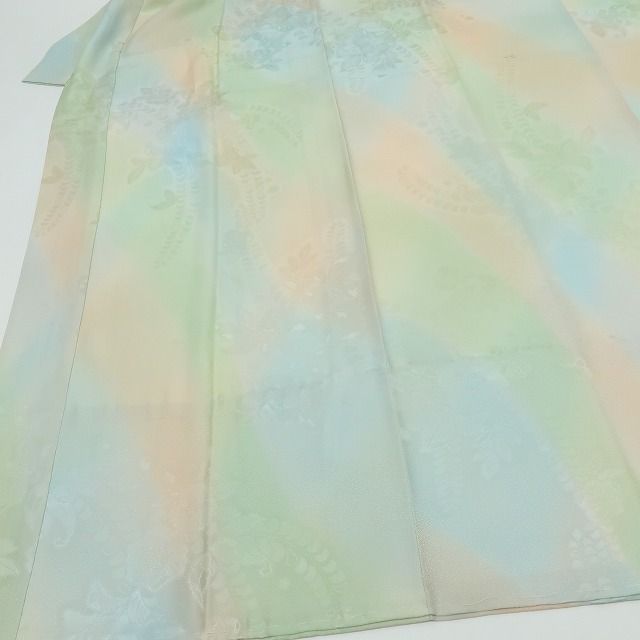 六花-RIKKA- 美品 正絹 単衣 やまと誂製 辻が花 半衿・居敷当付き 袖