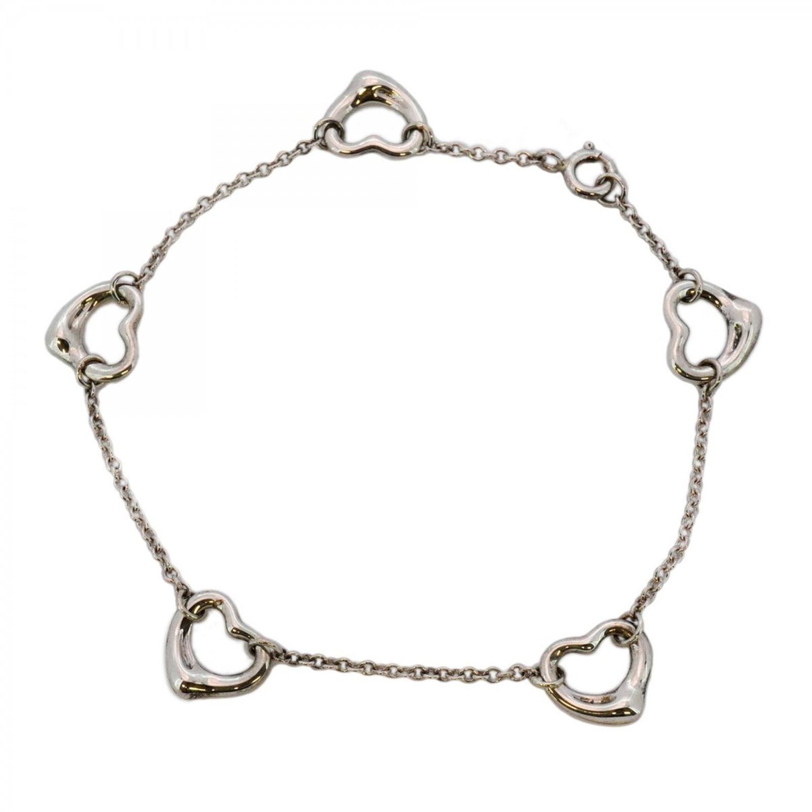 【未使用】★Tiffany＆Co. シルバーブレスレット ハート★雑誌掲載！ ティファニー(Tiffany) ティファニー ブレスレット ハート 5連