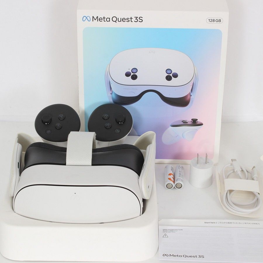 美品】Meta Quest 3S 128GB VR ヘッドマウントディスプレイ ヘッド