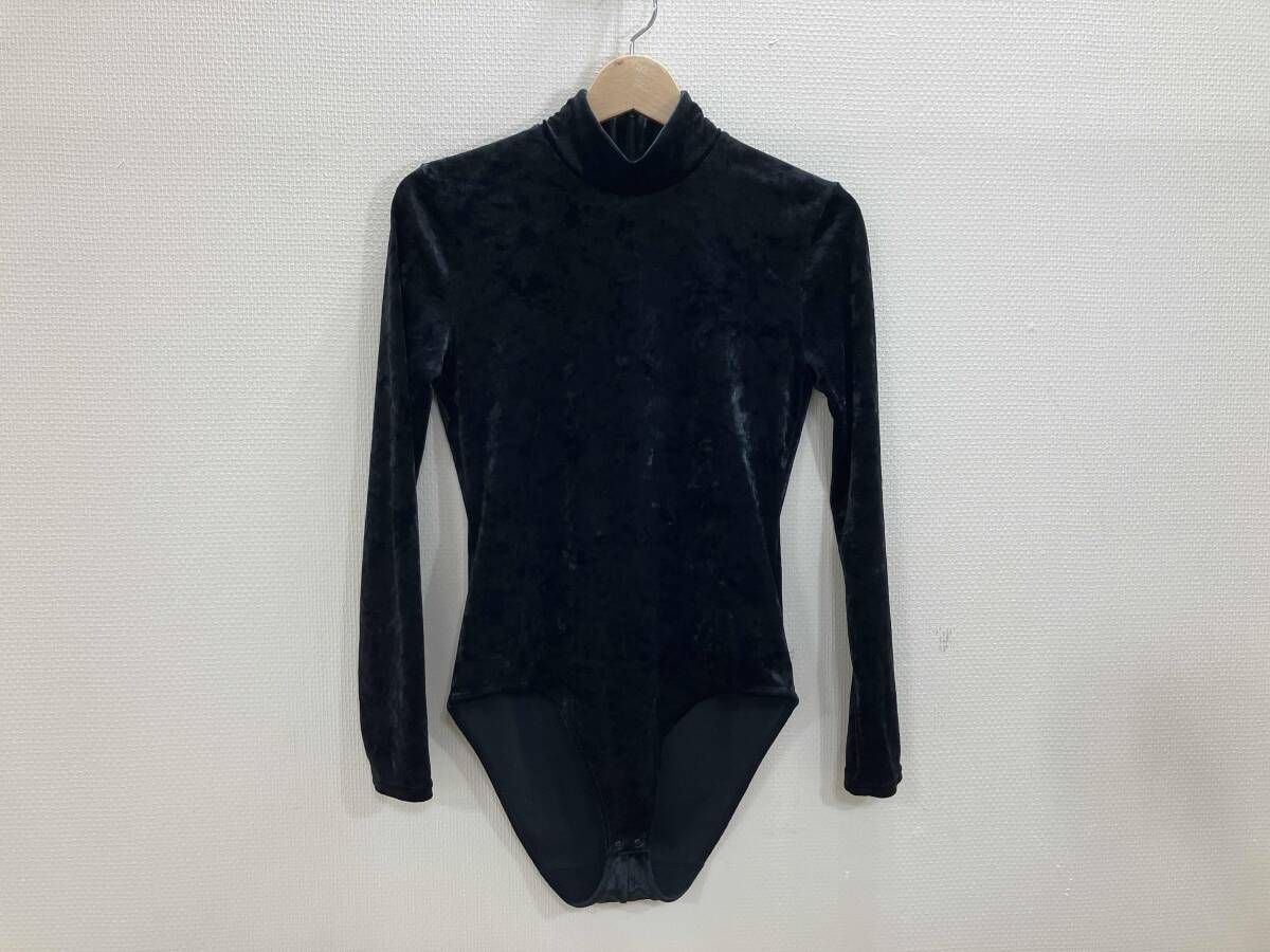 yo BIOTOP ベロアボディースーツ クラッシュベロアボディースーツ