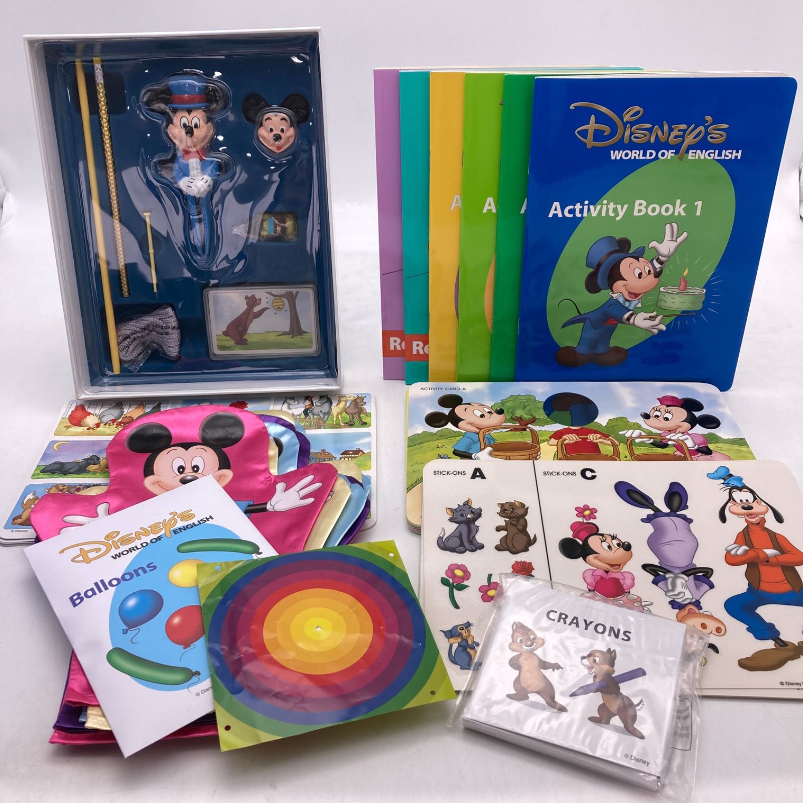 メインプログラムセットとストレートプレイ ディズニー英語システム