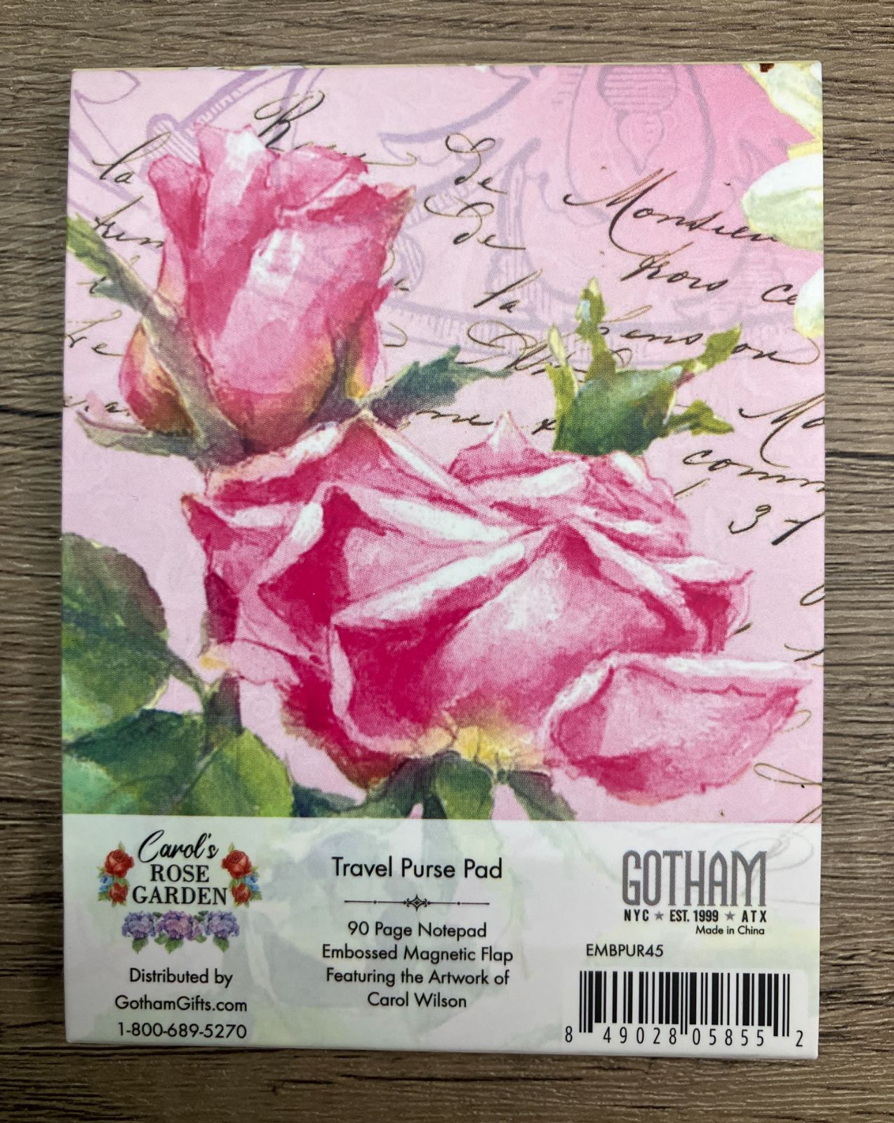 Carol Wilson キャロルウィルソン／Travel Purse Pad／メモ帳 2冊【F