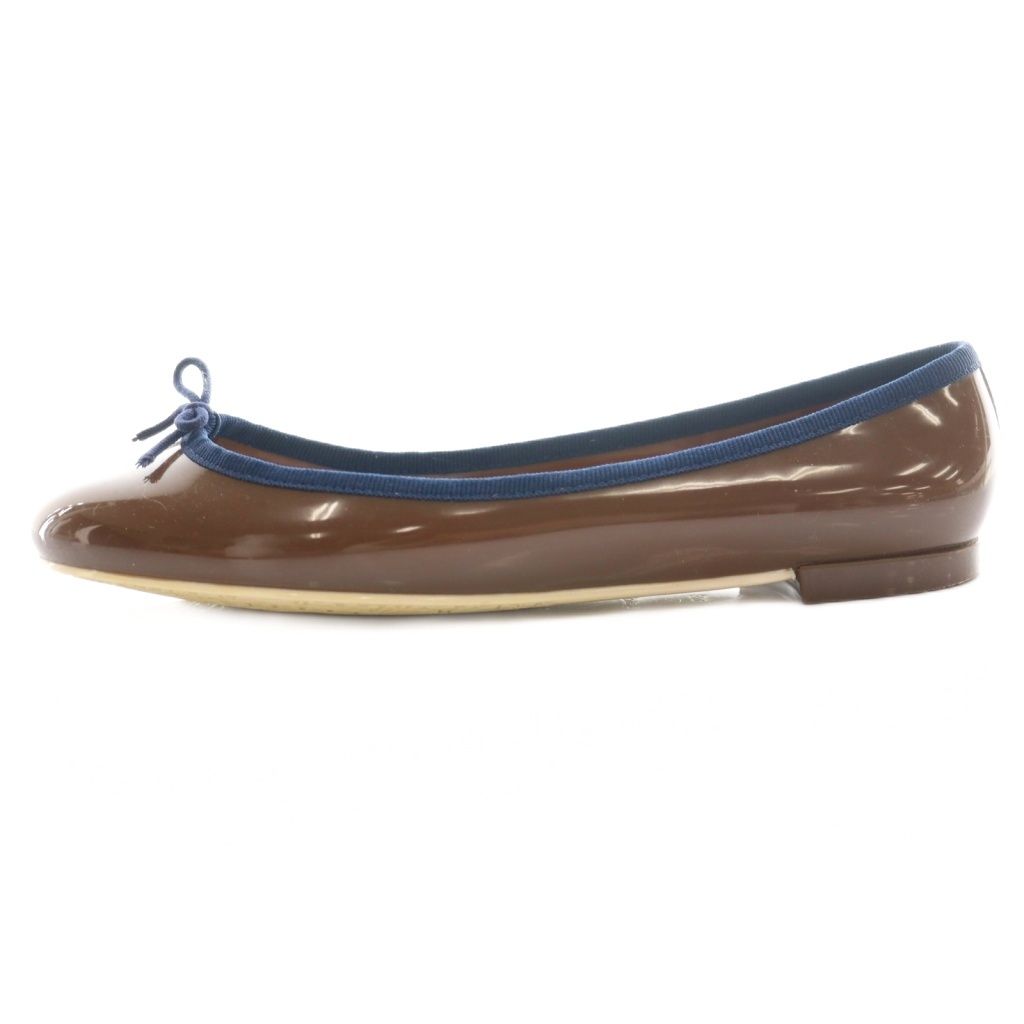 レペット Repetto バレエシューズ エナメル 39 茶 ブラウン /SS □OS