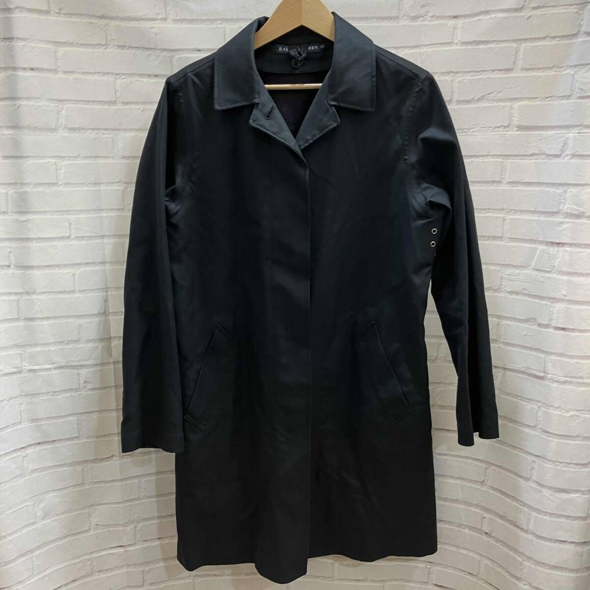ラルフローレン　コート　Lサイズ RALPH LAUREN / ラルフローレン / コート / サイズL / ブラック - メルカリ