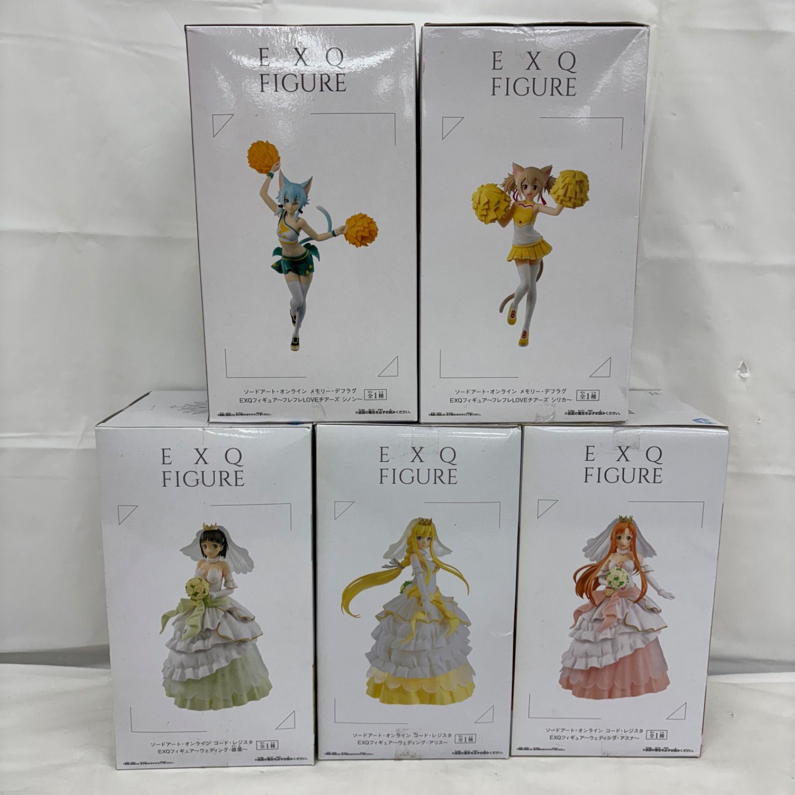 未開封 ソードアート・オンライン EXQ フィギュア 5個セット LFJ892