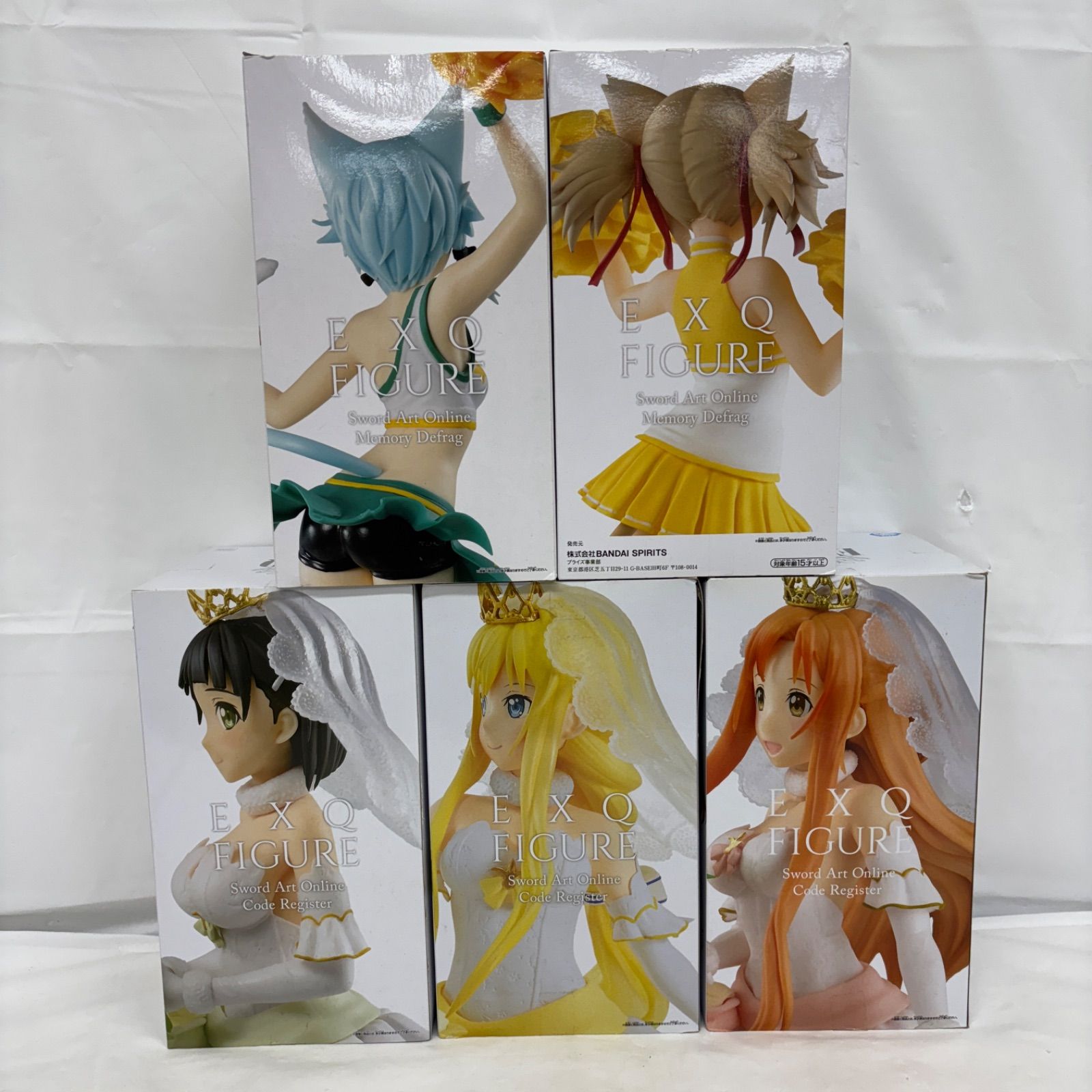 未開封 ソードアート・オンライン EXQ フィギュア 5個セット LFJ892
