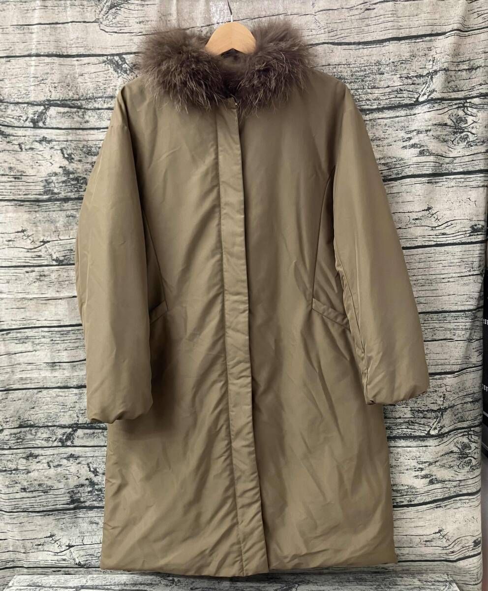 交渉OK‼️】UNITED ARROWS 毛皮ジャケット 38 ベージュ ファッション 