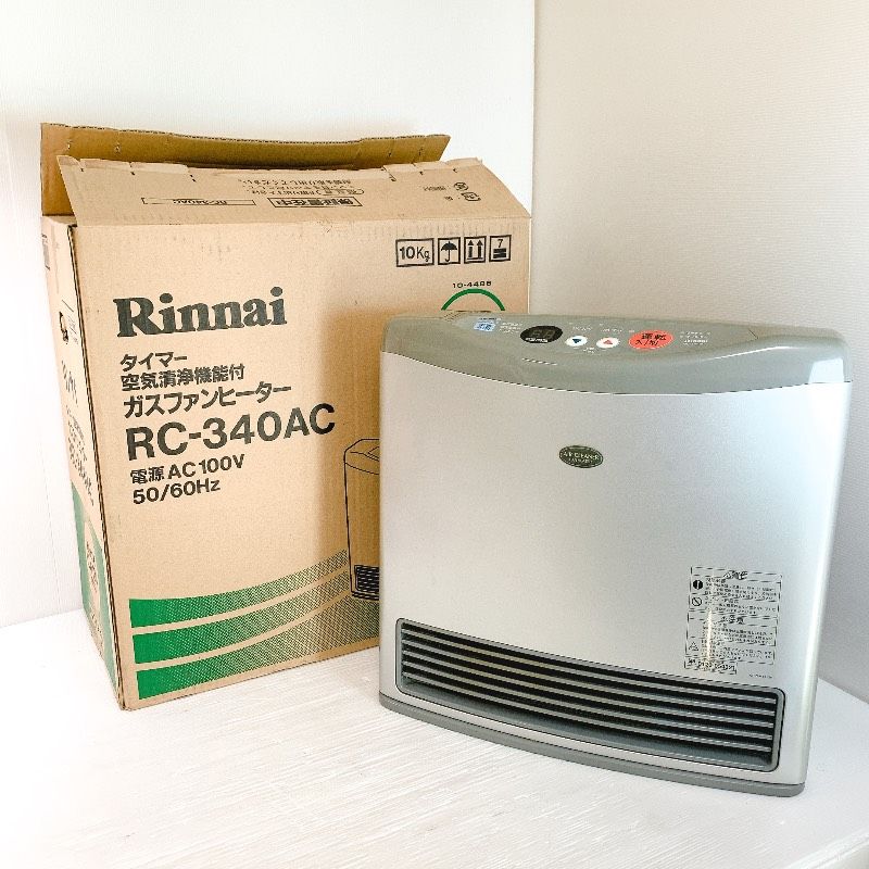 Rinnai リンナイ ガスファンヒーター 空気清浄機付 RC-340AC 都市ガス