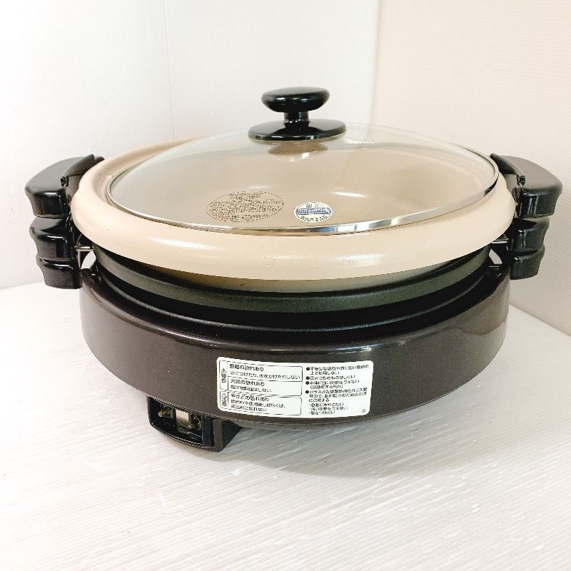 ka no　ZOJIRUSHI EP-GS55V6-TB グリル鍋 ZOJIRUSHI 象印 グリルなべ ごちそう3枚 EP-GS55V6-TB ダークブラウン