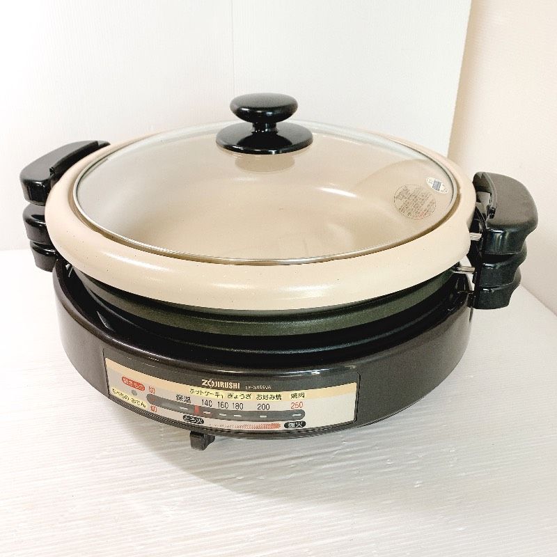ka no　ZOJIRUSHI EP-GS55V6-TB グリル鍋 ZOJIRUSHI 象印 グリルなべ ごちそう3枚 EP-GS55V6-TB ダークブラウン
