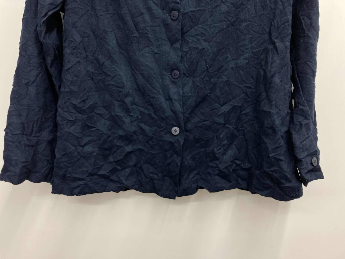 ミーバイイッセイミヤケ　メレンゲ丸首長袖カーディガンMI32FO402 ミーバイイッセイミヤケ メレンゲ丸首長袖カーディガンMI32FO402