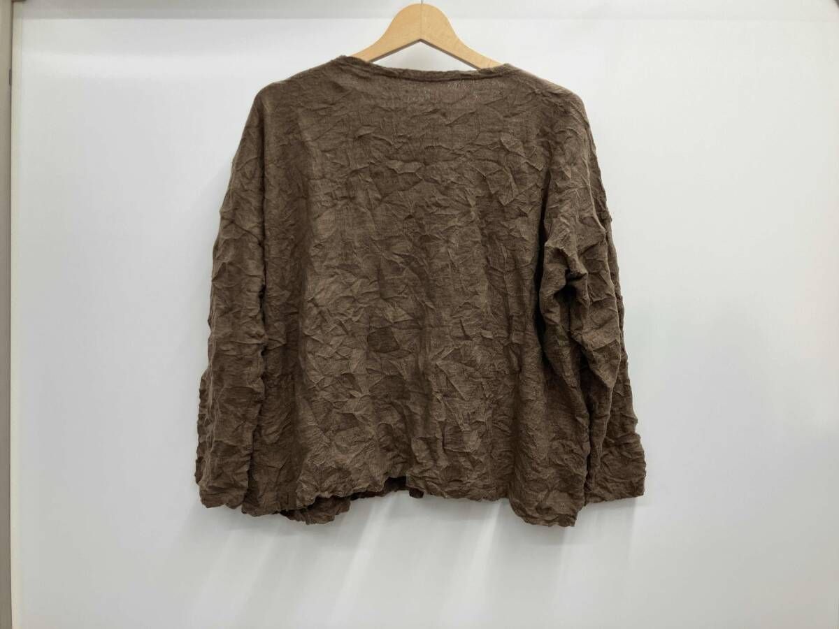 イッセイミヤケ シフォンカーディガン未使用品（822） イッセイミヤケ  