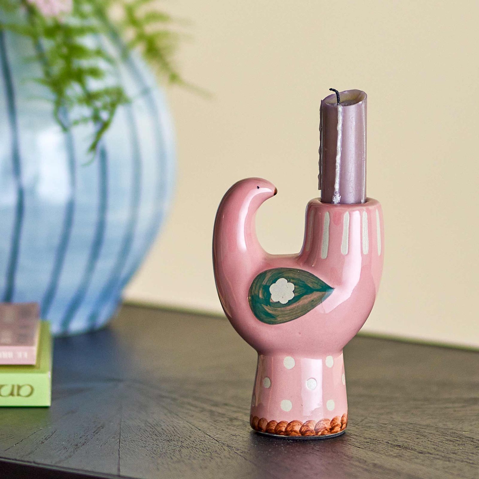 Bloomingville ブルーミングヴィル 鳥モチーフのキャンドルホルダー 
