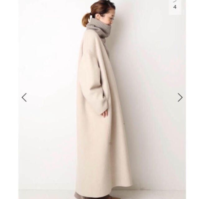 美品 ドゥーズィエムクラス カシミヤ100％ 着丈128㎝ ロングリバー