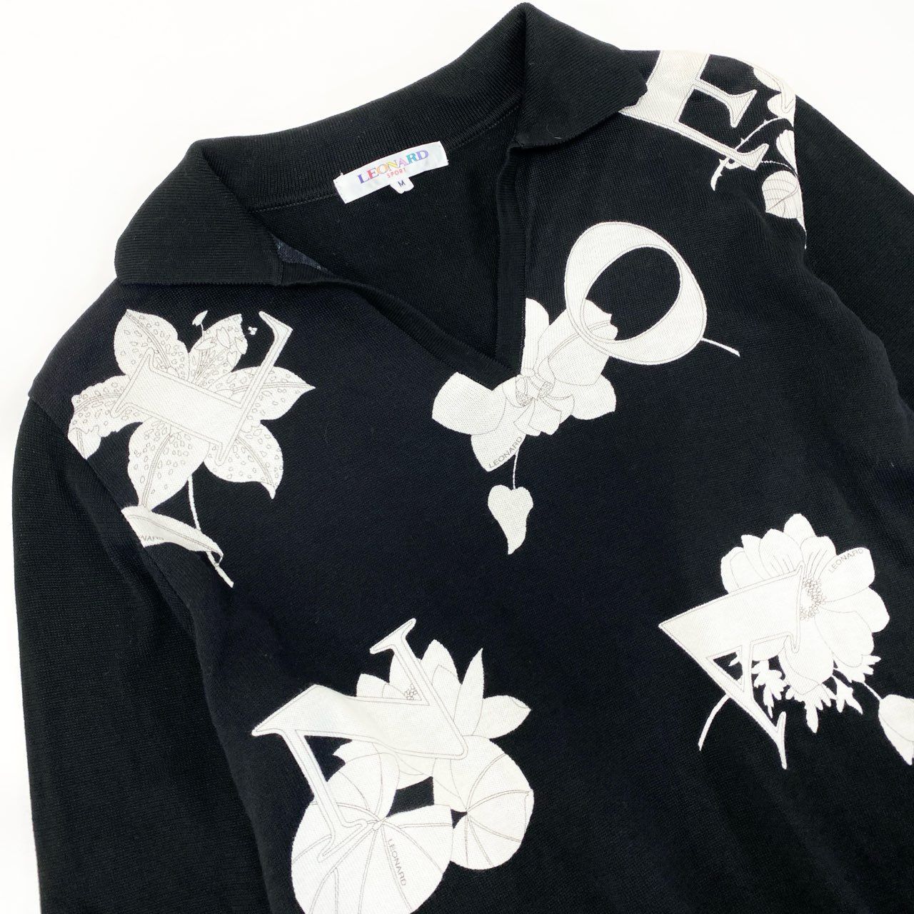 レオナール　ニット　サイズ40 LEONARD - LEONARD(レオナール) 七分袖セーター サイズL L レディース