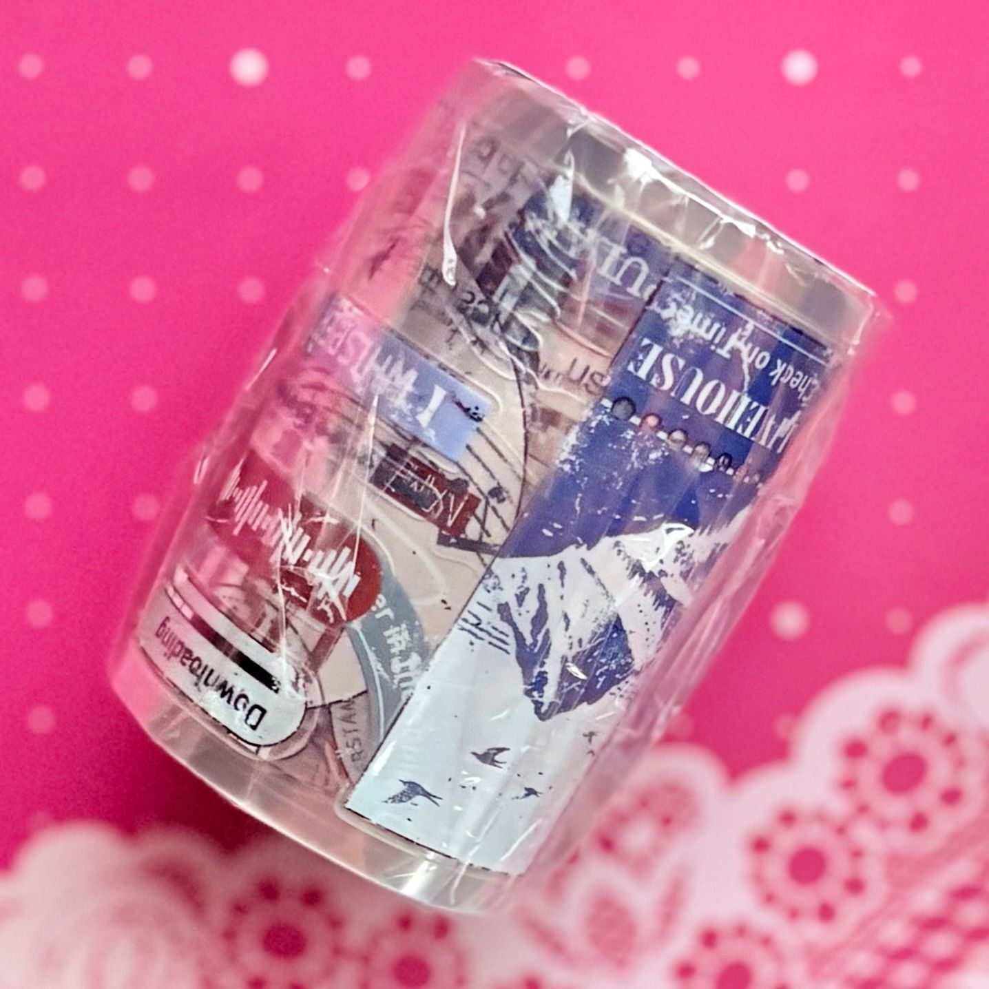 PET 回响 ダイカット加工 6cm×6m 200cm/loop 海外マスキングテープ