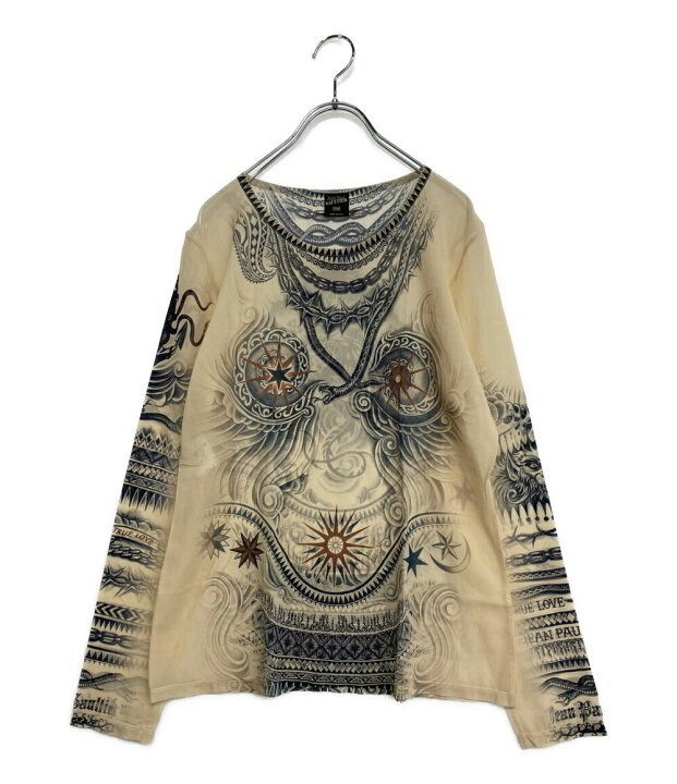 t*i様 Jean-Paul GAULTIER パワーネット カットソー Jean Paul GAULTIER FEMME カットソー タトゥーパワーネット THJB-KM2