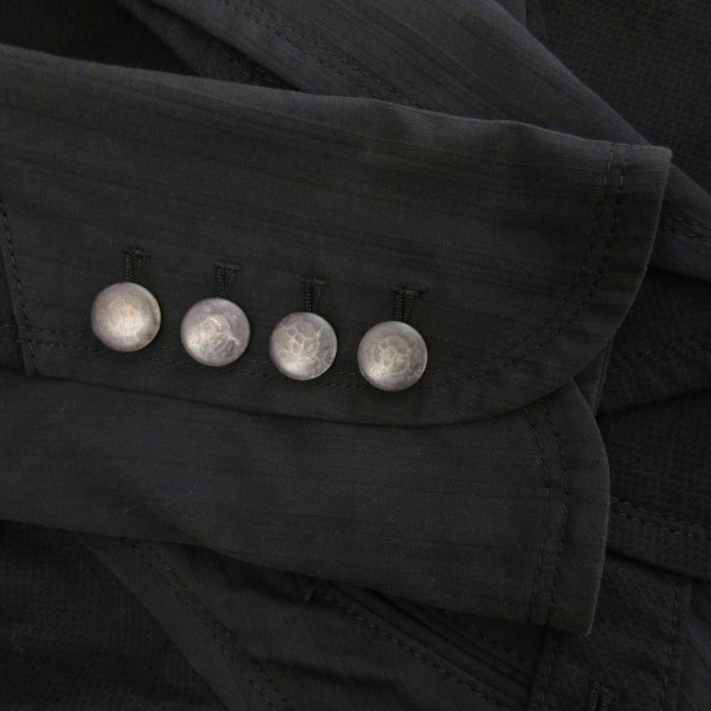 アツロウタヤマ ATSURO TAYAMA テーラードジャケット 1B 切替 黒