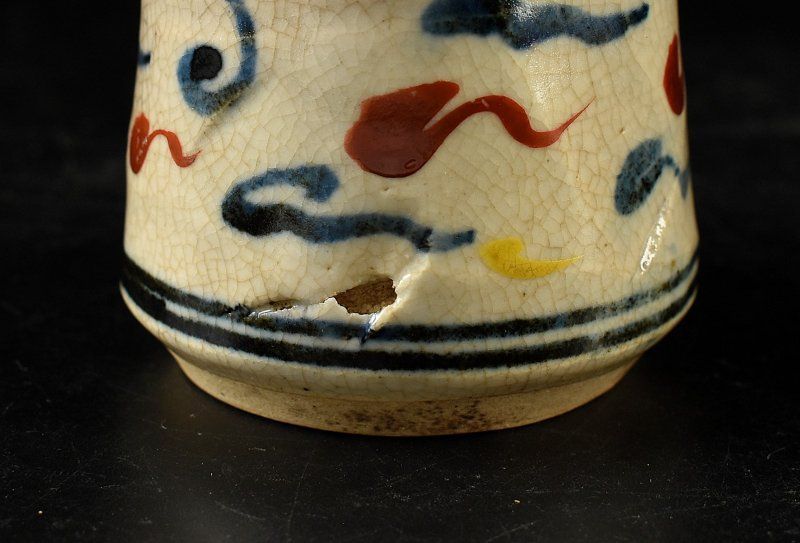 蔵A3276b】色絵蜻蛉文 猪口 徳利 酒器 - メルカリ