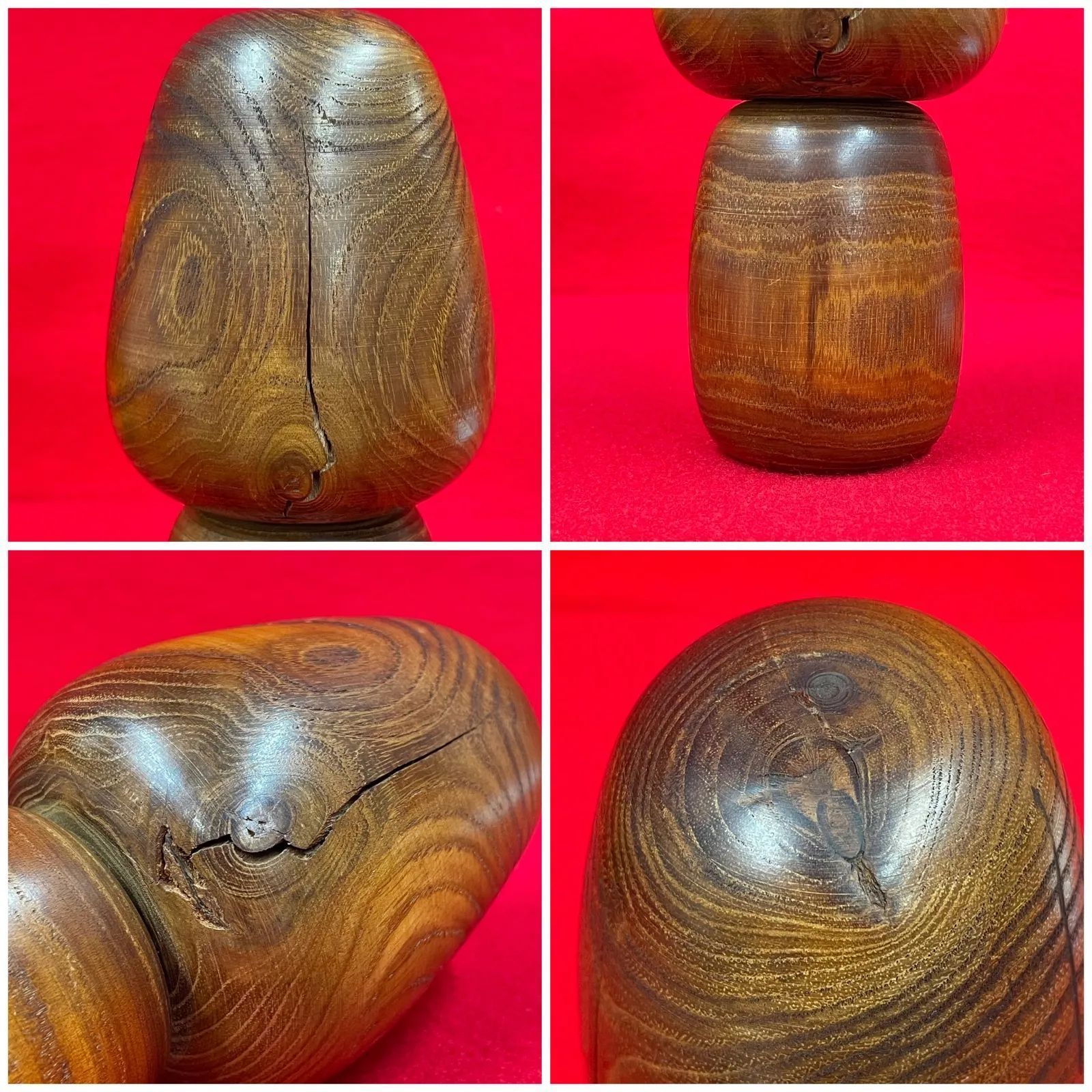 希少 石原日出男作 こけし 仲よし ペア 昭和レトロ 民芸品 置物 郷土