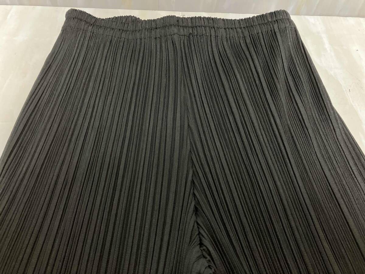 PLEATS PLEASE プリーツプリーズ ロングパンツ ブラック PP05-JF004
