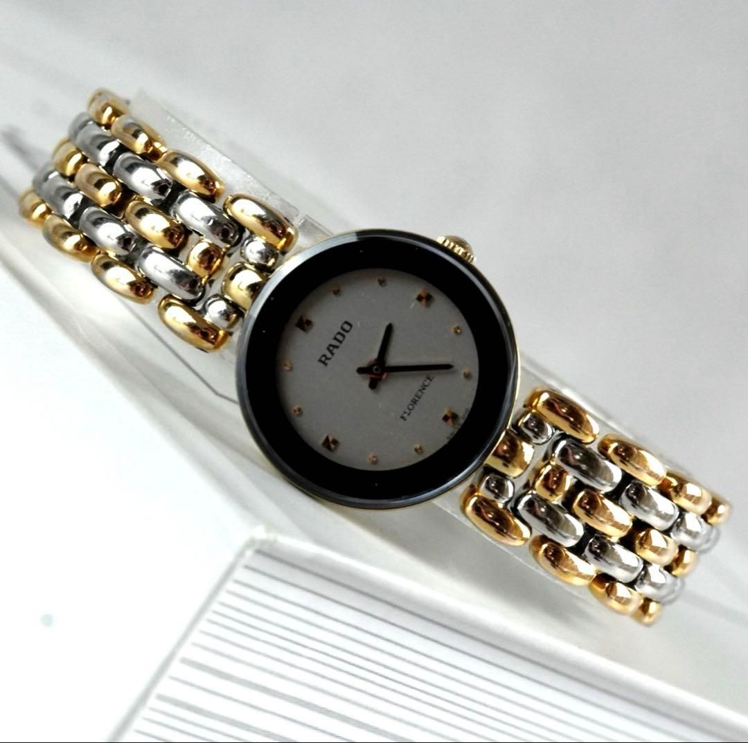 新品電池交換済】 RADO ラドー Florence フローレンス 腕時計