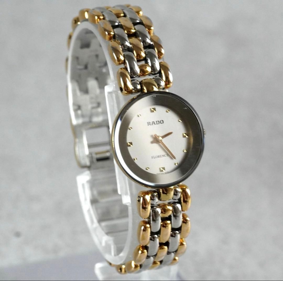 新品電池交換済】 RADO ラドー Florence フローレンス 腕時計