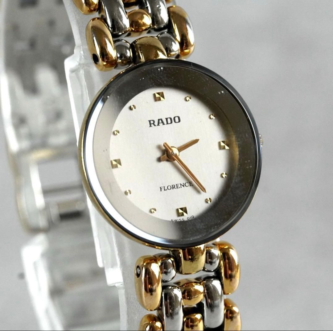 稼働 RADO ラドー フローレンス ドレスウォッチ　腕時計 レディース 新品電池交換済】 RADO ラドー Florence フローレンス 腕時計