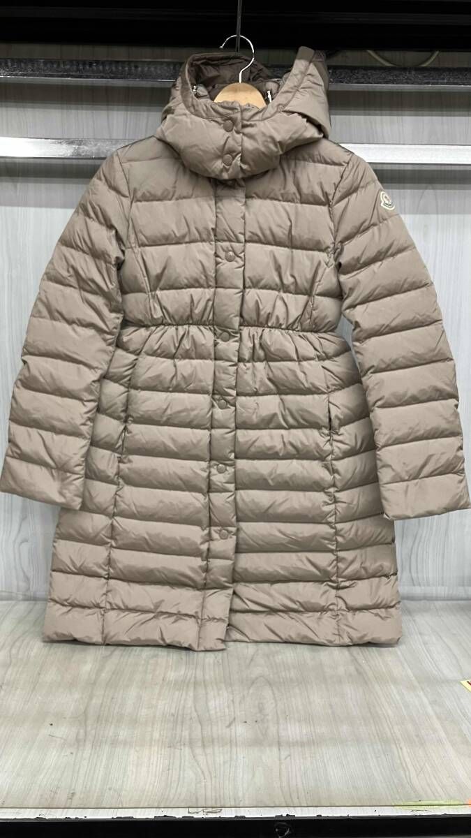 MONCLER モンクレール レディース サイズ0 ベージュ フラメッテ ダウン