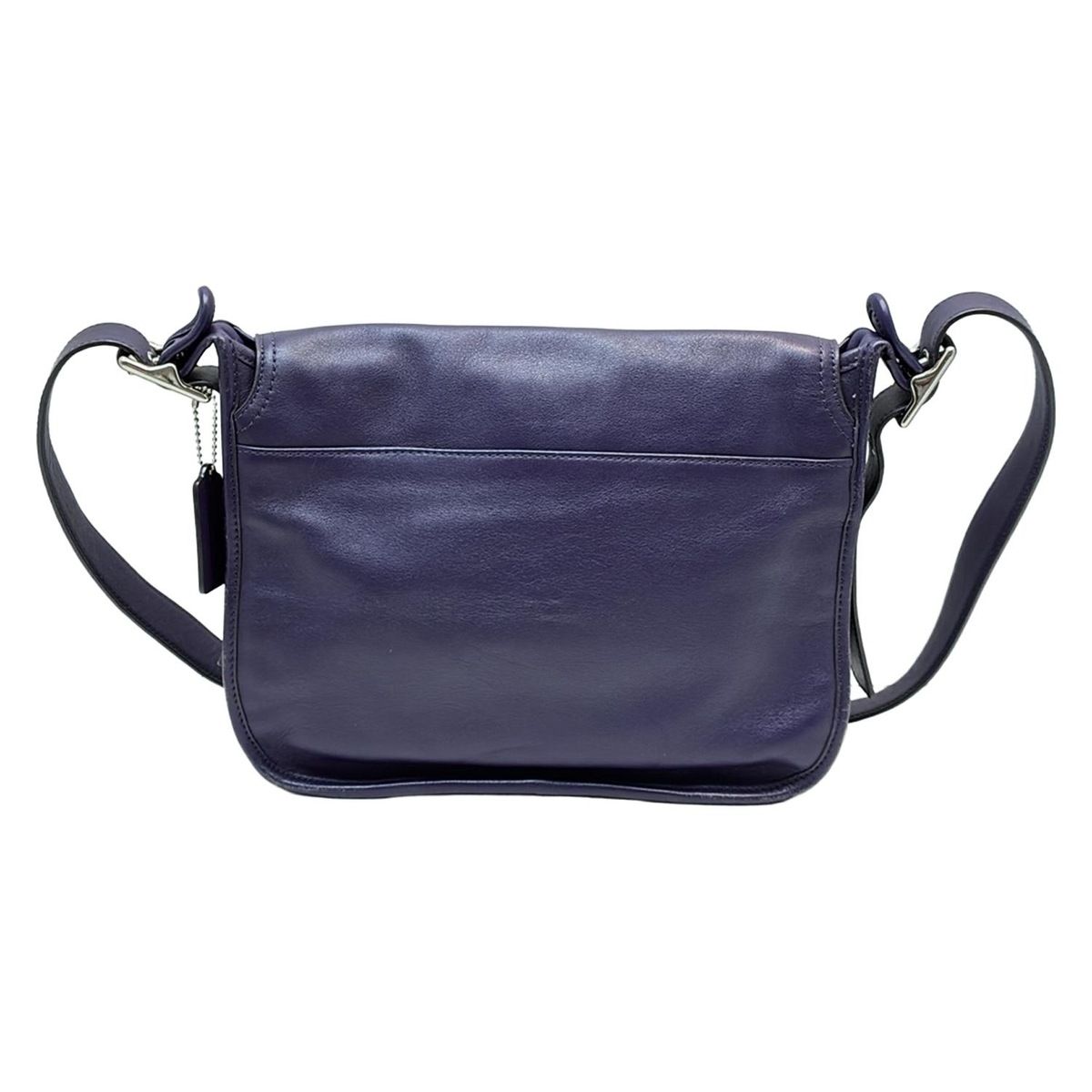 COACH(コーチ) ショルダーバッグ - 19921 パープル レザー - メルカリ