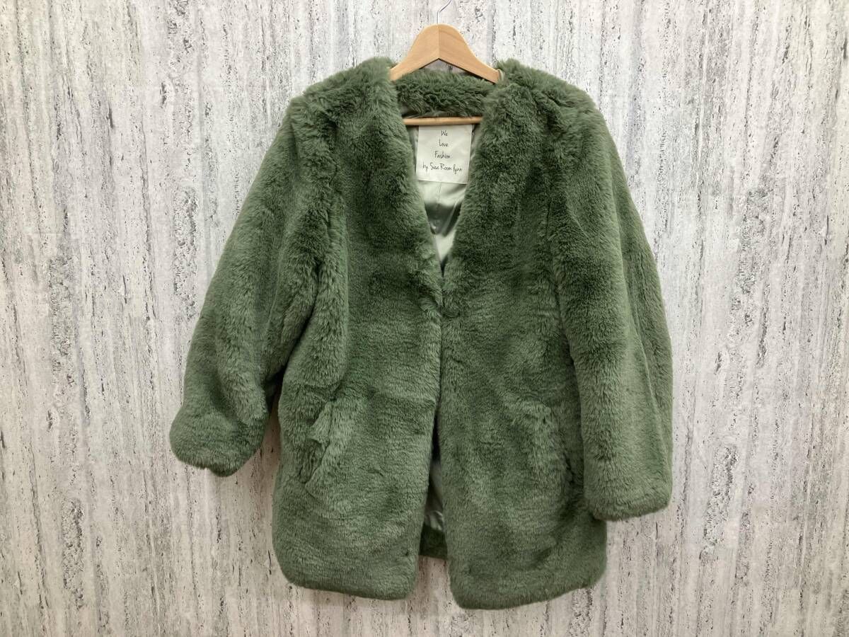 sea room lynn ファーコート Fサイズ グリーン - メルカリ
