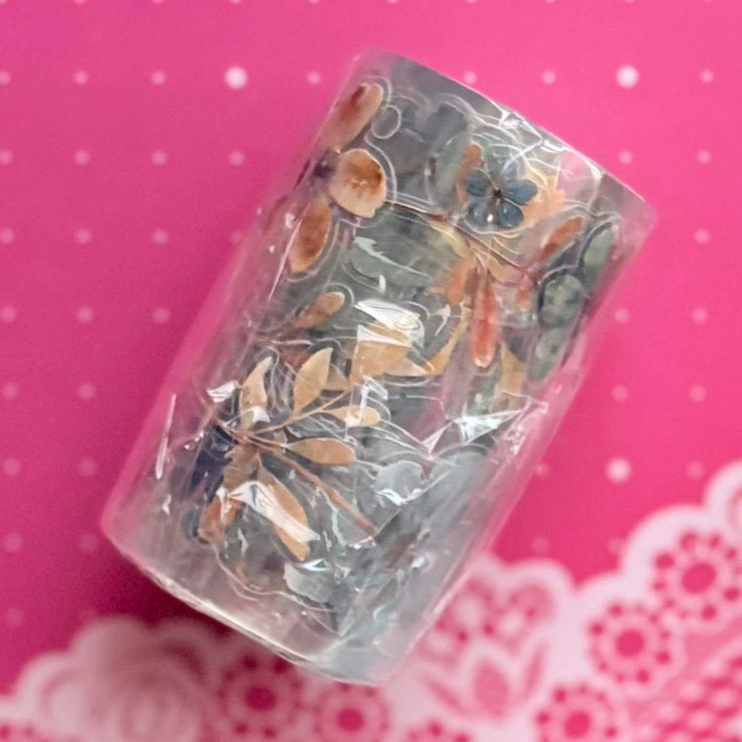 PET 6cm×6m 风之灵 ダイカット加工 海外マスキングテープ PET 6cm×6m 风之灵 ダイカット加工 海外マスキングテープ