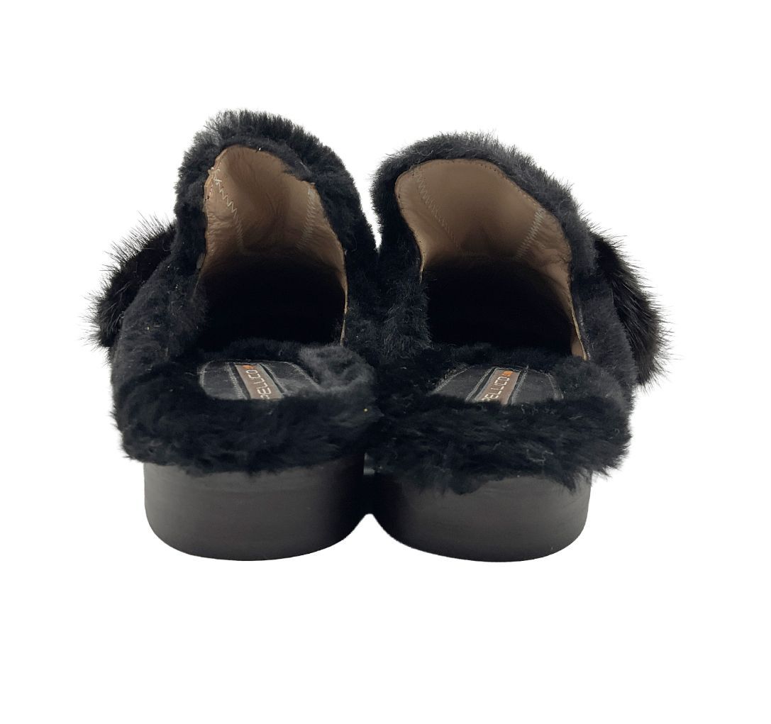 未使用 PELLICO SUNNY ペリーコサニー ベルトモチーフファーサンダル