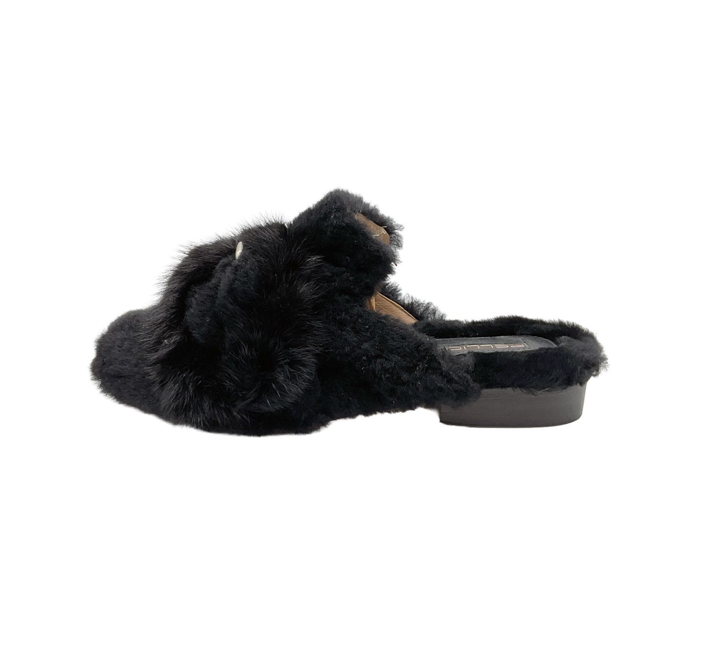 未使用 PELLICO SUNNY ペリーコサニー ベルトモチーフファーサンダル