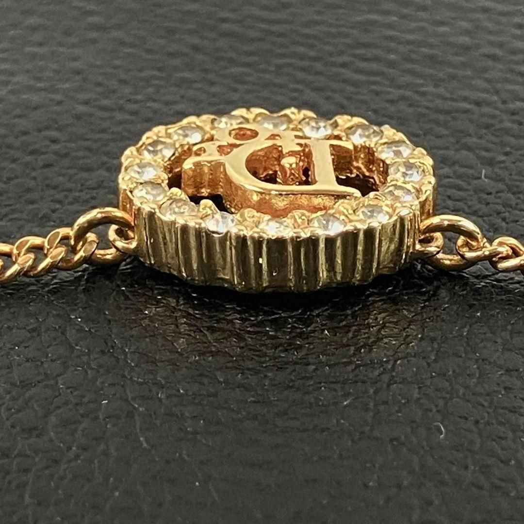 ✨Dior✨ディオール✨CD✨ロゴ✨サークルトロッター✨ラインストーン✨ゴールド 美品 Dior ディオール ネックレス トロッター ロゴ ラインストーン