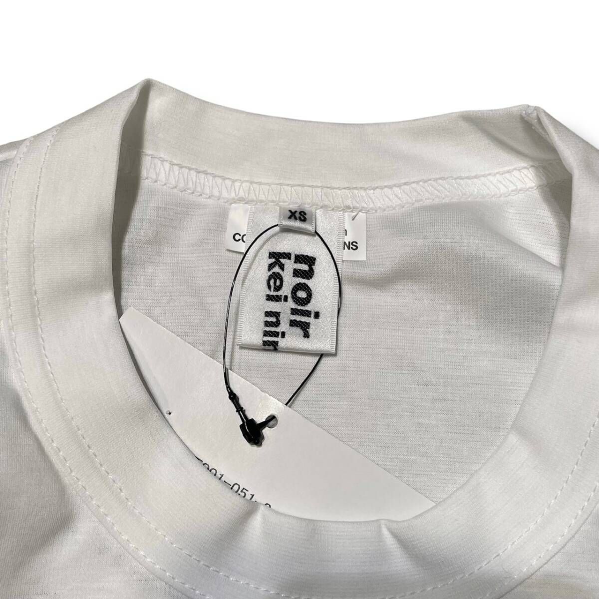 25ss noir kei ninomiya 綿ポンチ×チュールロングスリーブカットソー