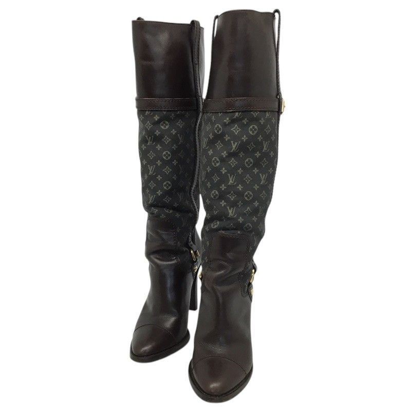 LOUIS VUITTON【ルイヴィトン】ロングブーツ モノグラム ミニ ラン 36
