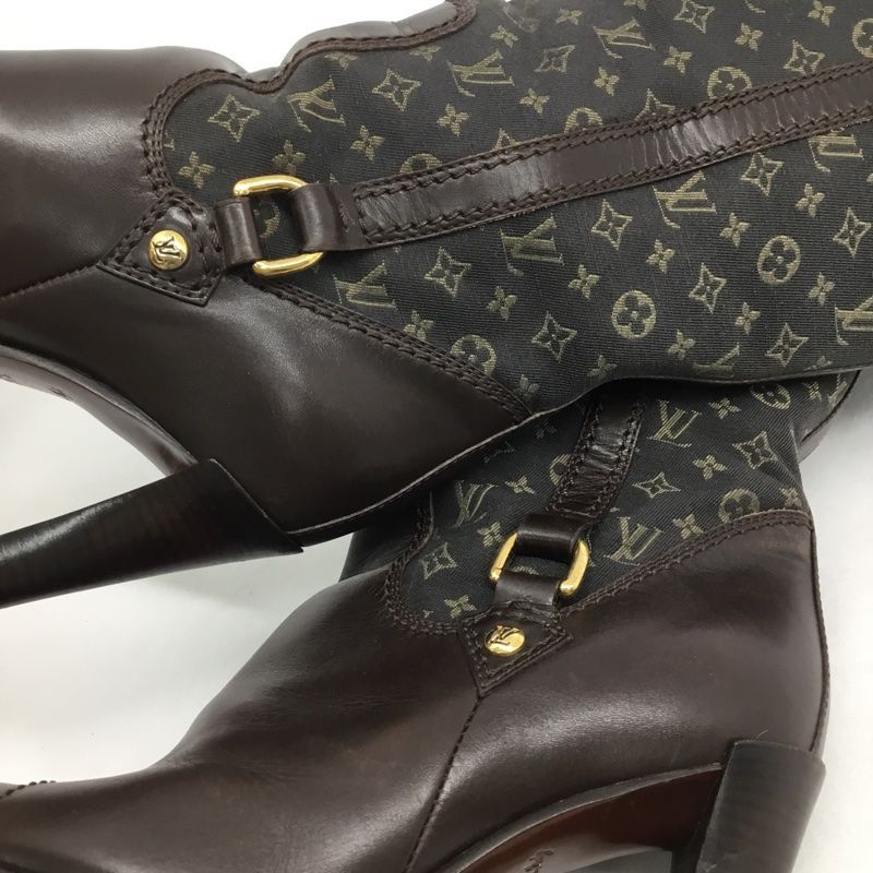 LOUIS VUITTON【ルイヴィトン】ロングブーツ モノグラム ミニ ラン 36