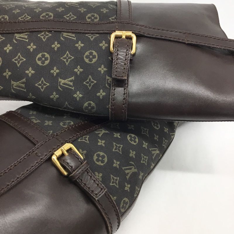LOUIS VUITTONモノグラムミニロングブーツ mini様専用】ルイヴィトン ロングブーツ LOUIS VUITTONモノグラムミニ