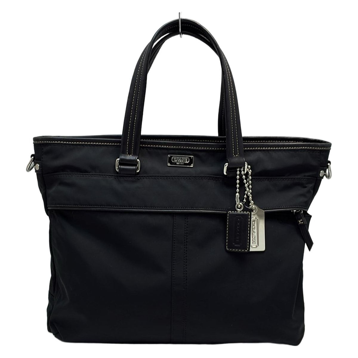 COACH(コーチ) ビジネスバッグ - 70211 黒 本体ロックなし レザー