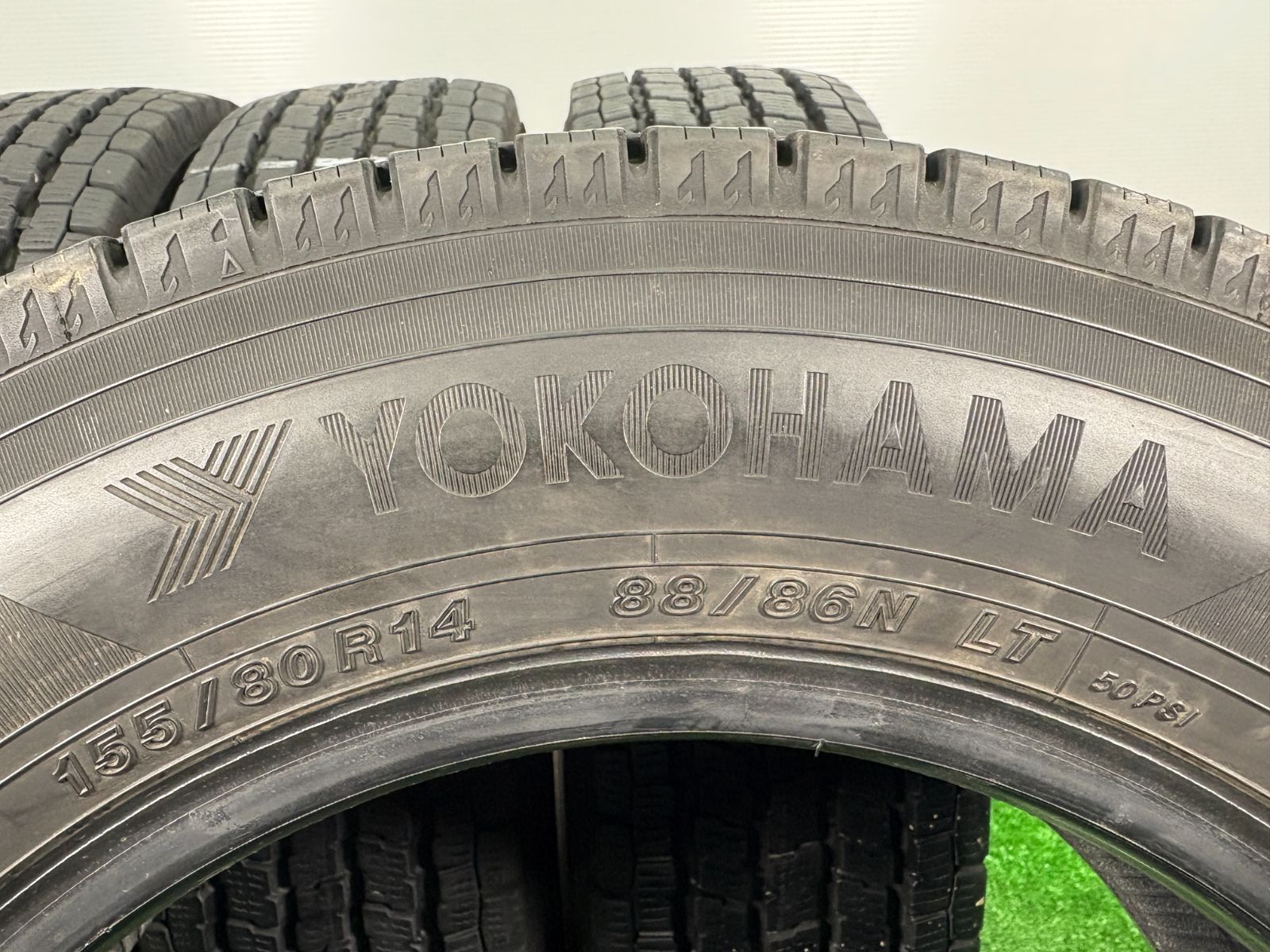 送料無料☆155/80R14 LT ヨコハマ IG91 2022年製 4本 冬 タイヤ